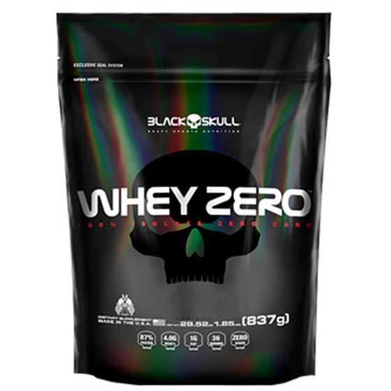 Imagem de WHEY ZERO REFIL (837g) - Chocolate - Black Skull