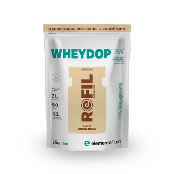 Imagem de WheyDop 3W Refil (900g) - Sabor: Arroz Doce