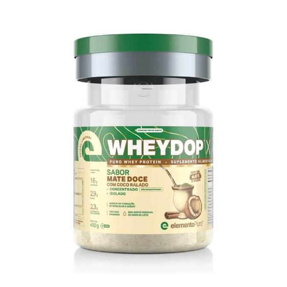 Imagem de WheyDop-X (450g) - Sabor: Mate Doce com Coco Ralado