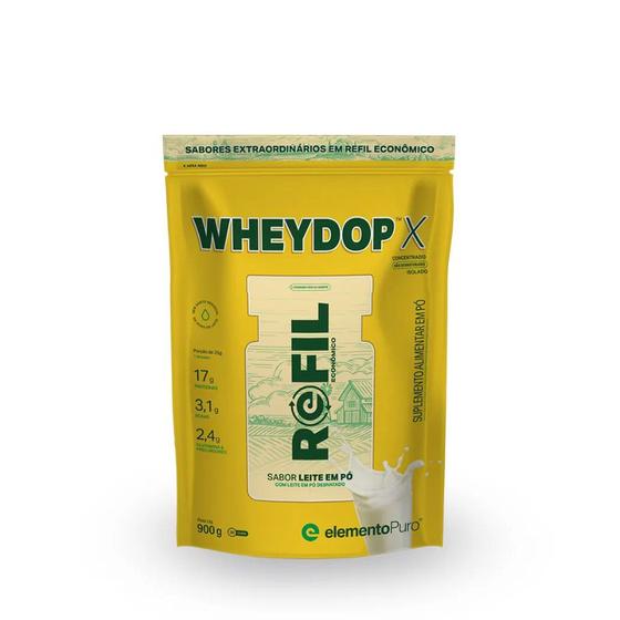 Imagem de WHEYDOP X Concentrado isolado Leite em pó 900g ElementoPuro