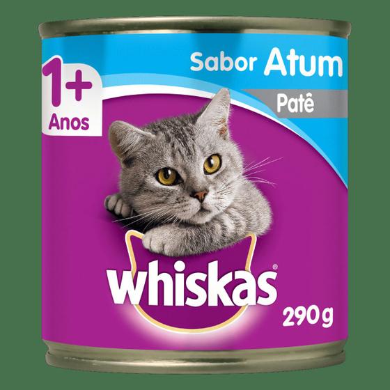 Imagem de Whiskas lata atum ao patê 290g