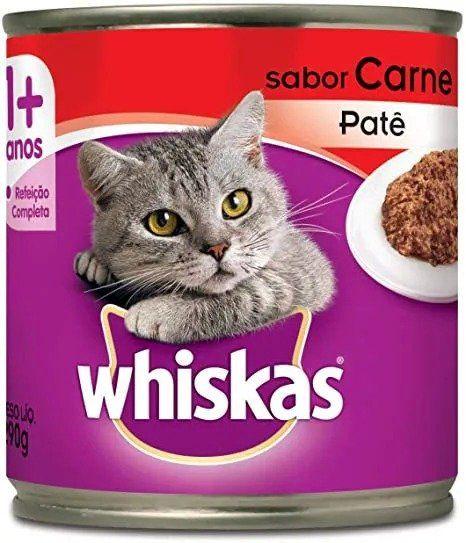 Imagem de Whiskas lata pate carne 290 g