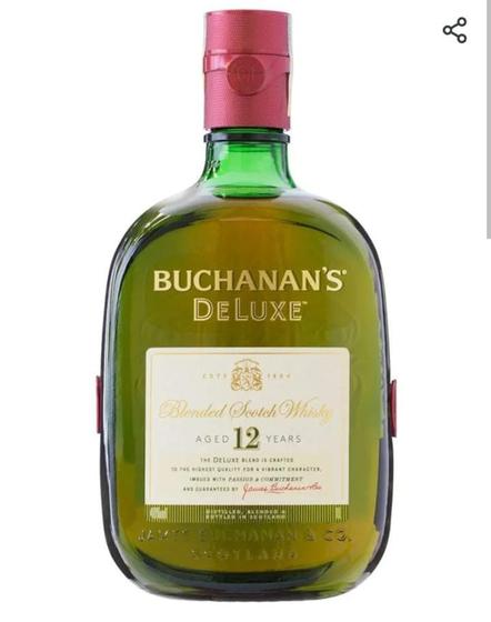 Whisky Buchanan's Deluxe 1L Menor preço em Whisky Buchanan's Deluxe 1L