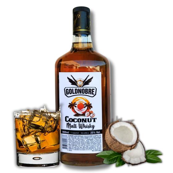 Imagem de Whisky Gold Nobre Coconut Sabor Coco Malte Drink Dose Shot