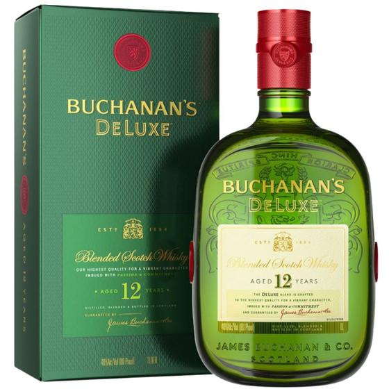 Imagem de Whisky Importado Escocês Buchana's Deluxe 12 Anos Blended 1l