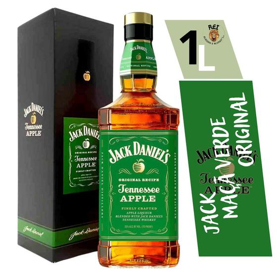 Imagem de Whisky Jack Daniel's Maçã Original Com Caixa E Selo 1000 Ml