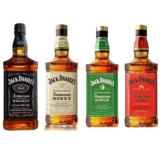 Imagem de Whisky Jack Daniel's Old No.7 + Honey + Maça + Fire