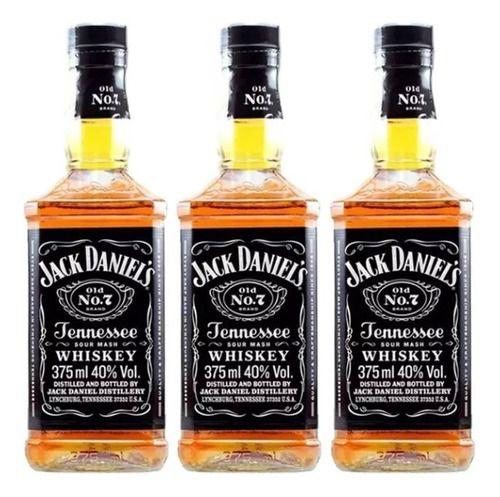 Imagem de Whisky Jack Daniel's Old No.7 Tennessee 375ml - 3 unidades