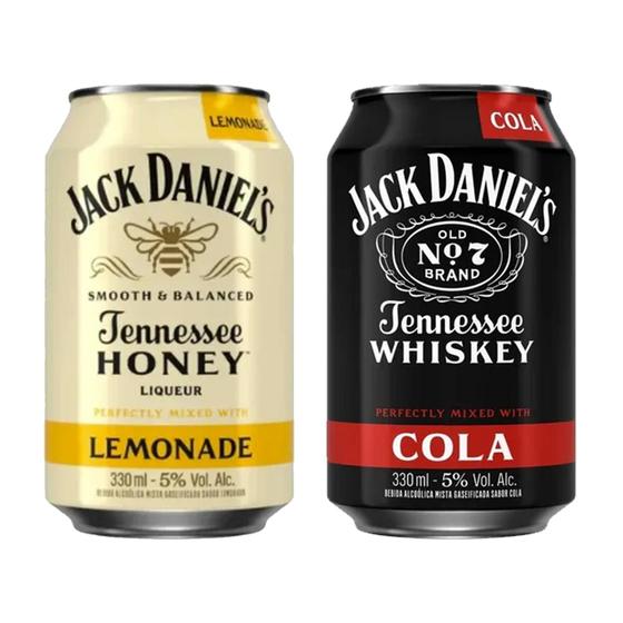 Whisky Jack Daniel's Tennessee Honey Lemonade e Cola Lata 330ml 1un de