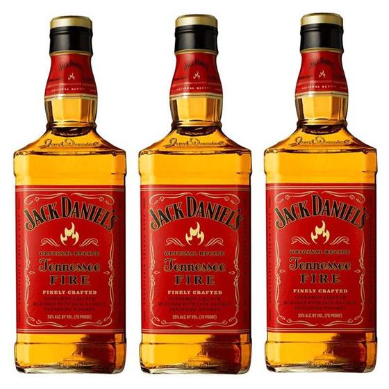 Whisky Jack Daniels Fire 1 Litro 03 Unidades Menor preço em Whisky Jack Daniels Fire 1 Litro 03 Unidades