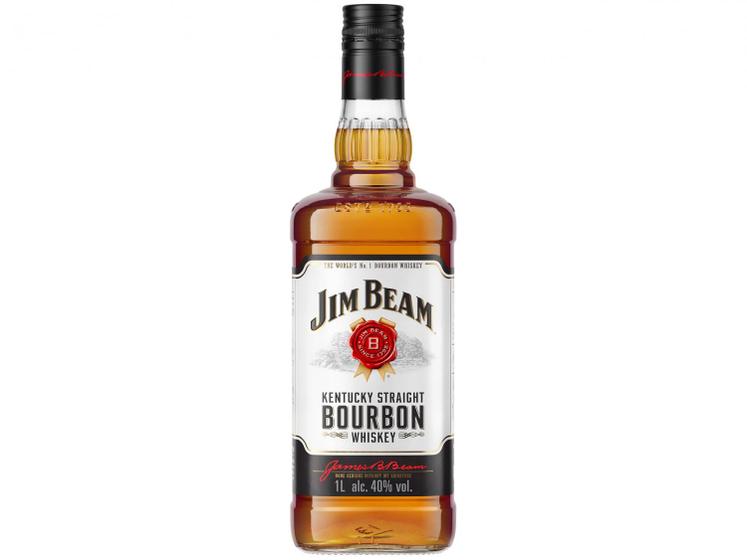 Whisky Jim Beam White Bourbon 4 Anos Americano Menor preço em Whisky Jim Beam White Bourbon 4 Anos Americano