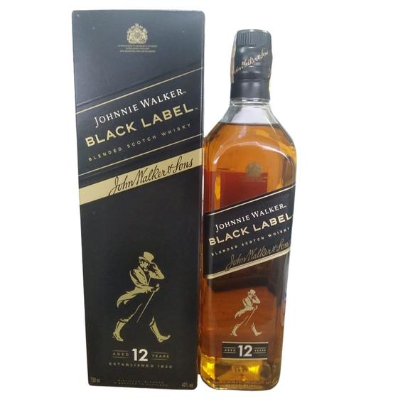 Imagem de Whisky Johnnie Walker Black Label Garrafa Uisque 750ml Scoth