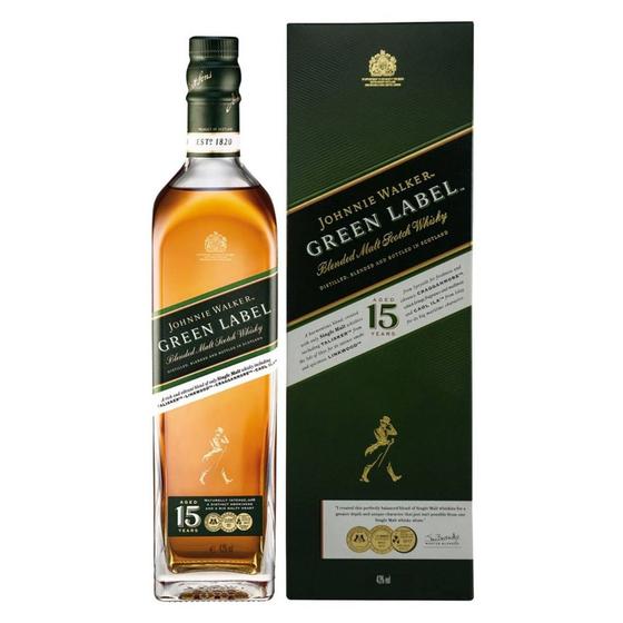 Imagem de Whisky Johnnie Walker Green Label 15 Anos 750ml