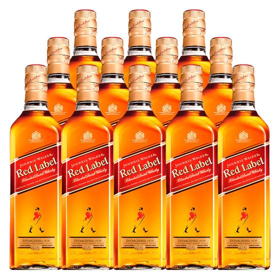 Imagem de Whisky Johnnie Walker Red Label 1l 12 Unidades