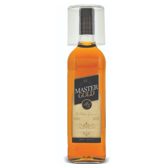 Whisky Master Gold 900ml + Copo Whisky Magazine Luiza