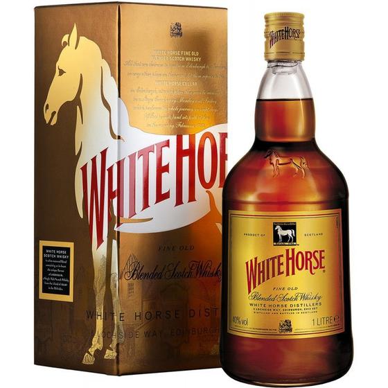 Whisky White Horse Blended Scotch 1L - Cavalo Branco Menor preço em Whisky White Horse Blended Scotch 1L - Cavalo Branco