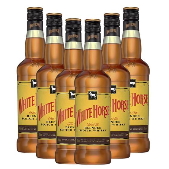 White Horse Blended Scotch Whisky Escocês 6x 1000ml Menor preço em White Horse Blended Scotch Whisky Escocês 6x 1000ml