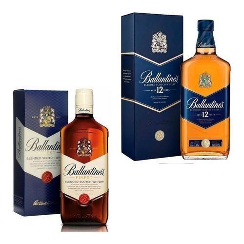 Whysque - Ballantine'S 1L 8 Anos + Ballantine'S 1L 12 Anos - Whisky ...