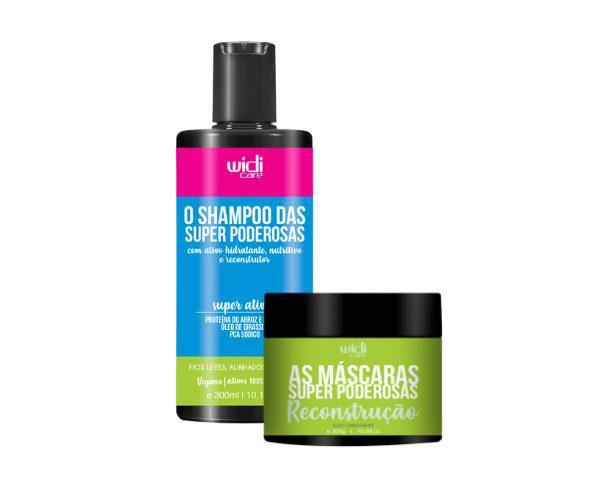 Imagem de Widi Kit Das Super Poderosas Shampoo 300ml + Masq Reconstrução