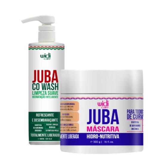 Imagem de Widi Kit Juba Co Wash 500ml, Máscara Hidro-nutritiva 500g (2 produtos)