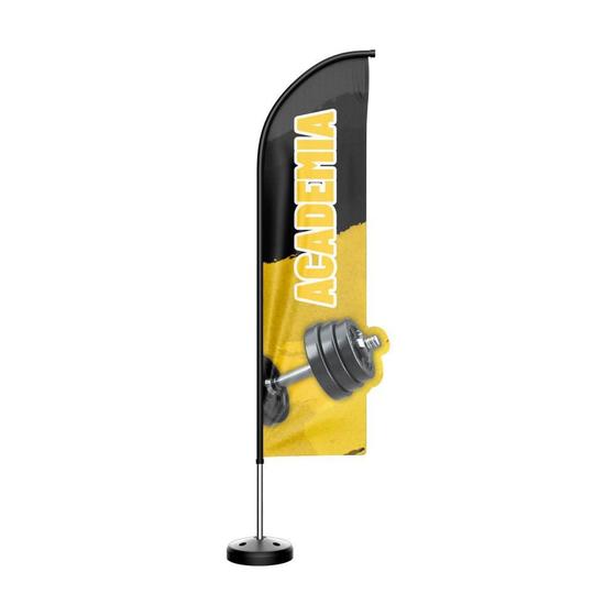 Imagem de Wind Banner 3D Kit Completo Academia Dupla Face Modelos