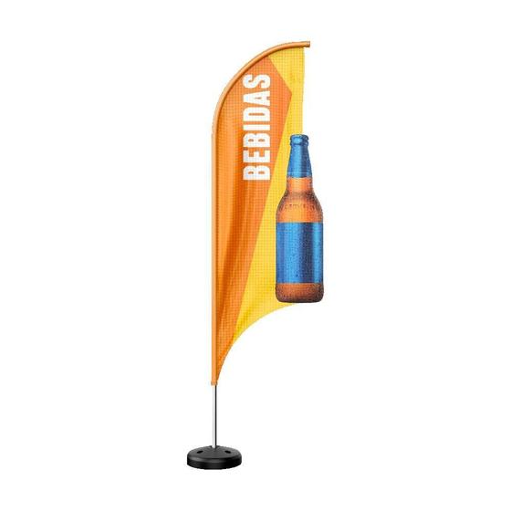 Imagem de Wind Banner 3D Kit Completo Bebidas Dupla Face Modelos