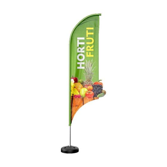 Imagem de Wind Banner 3D Kit Completo Horti Fruti Dupla Face