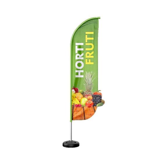 Imagem de Wind Banner 3D Kit Completo Horti Fruti Dupla Face