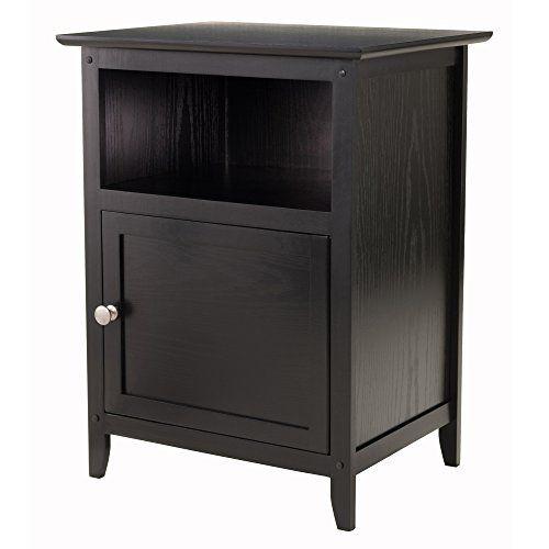 Imagem de Winsome Wood Henry Accent Table, Preto