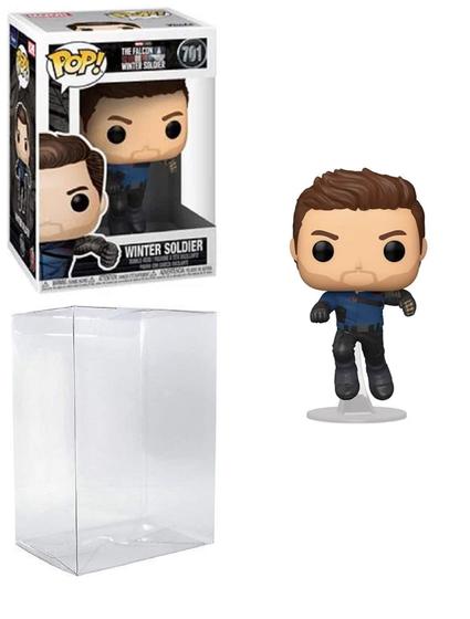 Imagem de Winter Soldier Pop 701 Pop TV: The Falcon and The Winter Soldier Vinyl Figure (Empacotado com Protetor EcoTek para Proteger a Caixa de Exibição)