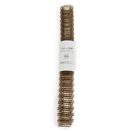 Imagem de Wire-o Arame para Encadernação Yukari Crafts 5/8" Bronze com 4 Unidades - 186032
