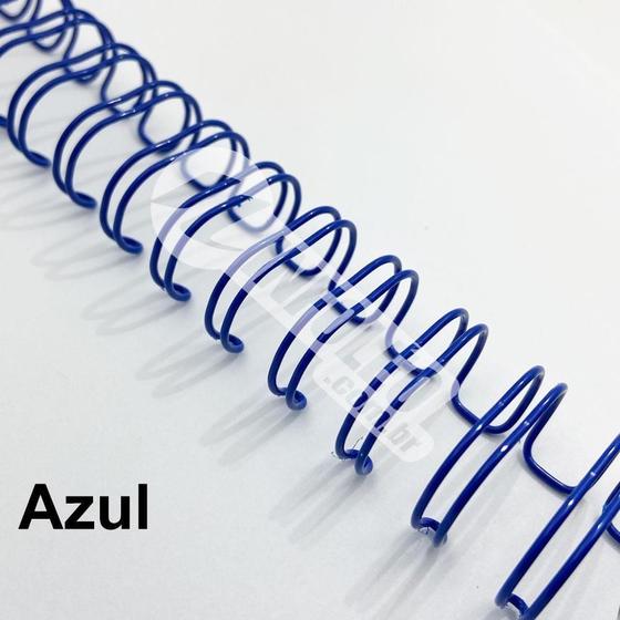 Imagem de Wire-o Espiral 1/1 Azul 2:1 23 anéis - 2 unidades