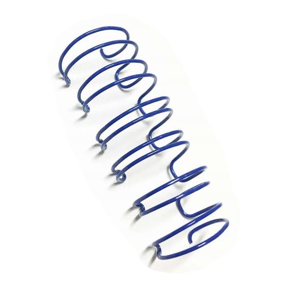 Imagem de Wire-o Garra Duplo Anel 5/16" para 50 fls Carta 3x1 Azul 100 und