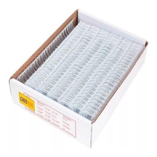 Imagem de Wire-o para Encadernação 3x1 A4 Branco 3/8 para 60fls 100un