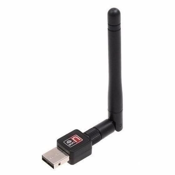 Imagem de Wireless Adaptador Usb Wifi Sem Fio 1200 Mbps Com Antena.