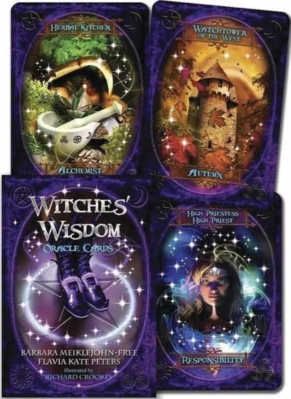 Imagem de Witches Wisdom Oracle Cards Deck Oráculo Sabedoria Das Bruxas Baralho de Cartas de Tarô