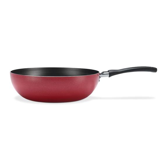 Imagem de Wok 28Cm 4,1L Garlic Vermelho Brinox 7001-367