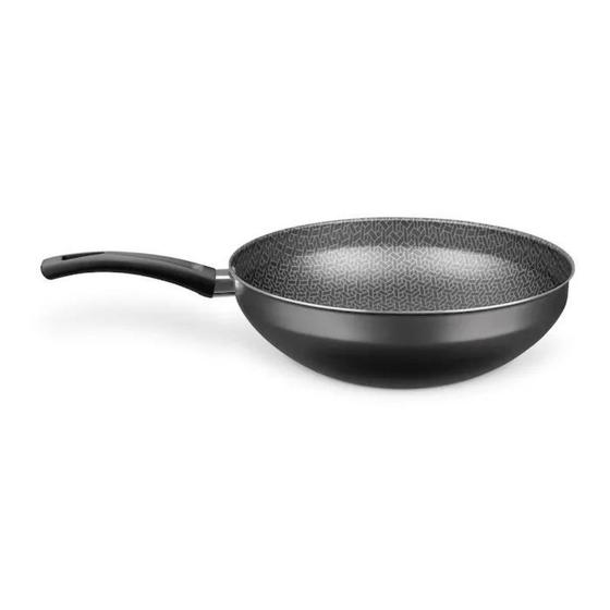 Imagem de Wok Antiaderente 28 Cm Grafite Flora Mta 8101