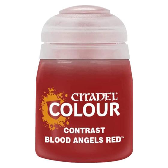 Imagem de Workshop de jogos de pintura Citadel Contrast Blood Angels Red 18 ml