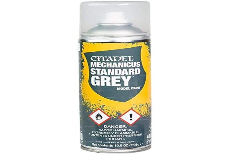 Imagem de Workshop de jogos Undercoat Spray Citadel Mechanicus Standard Grey 400 ml