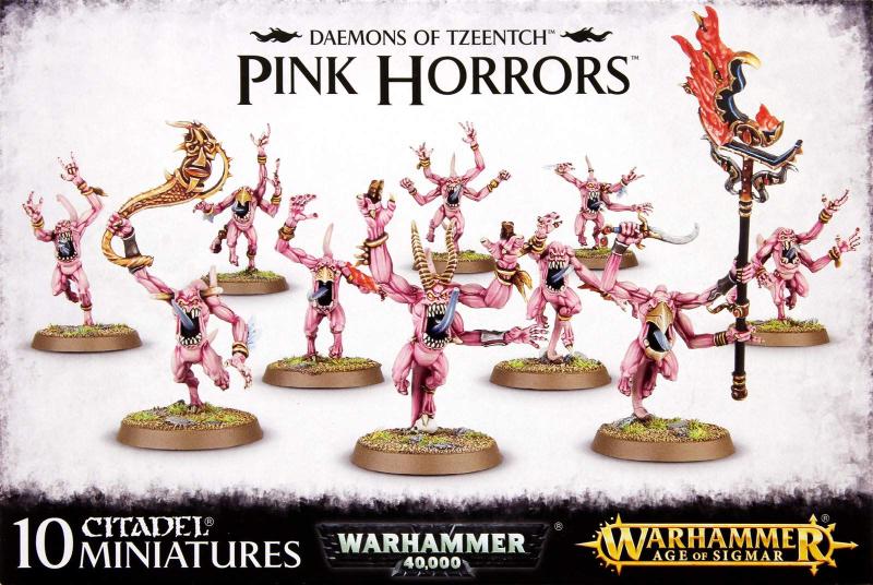 Imagem de Workshop de Pintura de Miniaturas Warhammer 40K - Age of Sigmar - Daemons of Tzeentch (10 Pink Horrors)