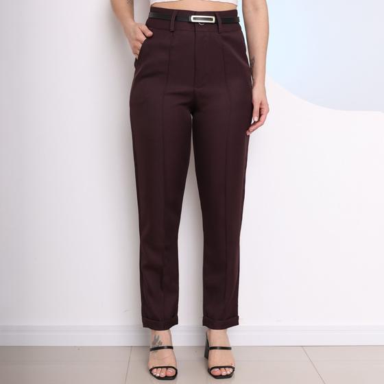 Imagem de WWZ FASHION Calça em Gabardine com Dobra na Barra G8426