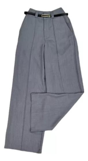 Imagem de WWZ FASHION Calça Pantalona de Linho Estilosa Acompanha Cinto 1020