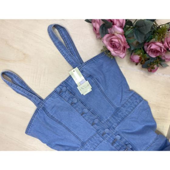 Imagem de WWZ FASHION Vestido Jeans 7283 Confortavel e Estiloso