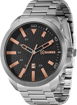 Imagem de X-games relogio pulso quartz, anlgo. cx. aço inox. xmss1051p1sx