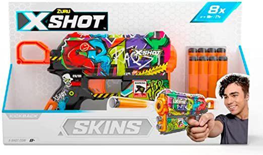 Imagem de X-shot - skin - flux - 8 dardos