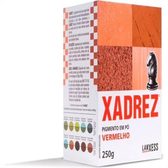 Imagem de Xadrez Po  Vermelho 250 Grs