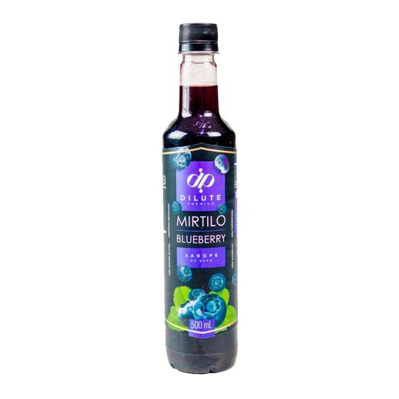 Xarope Dilute 500ml Sabor Blueberry / Mirtilo Xarope para Bebida