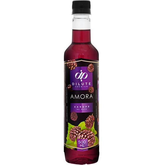 Xarope Dilute para Drinks Soda Italiana Gin Amora 500ml Dilute