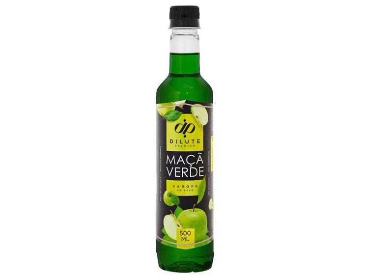 Xarope Dilute Premium Maçã Verde 500ml Xarope para Bebida Magazine